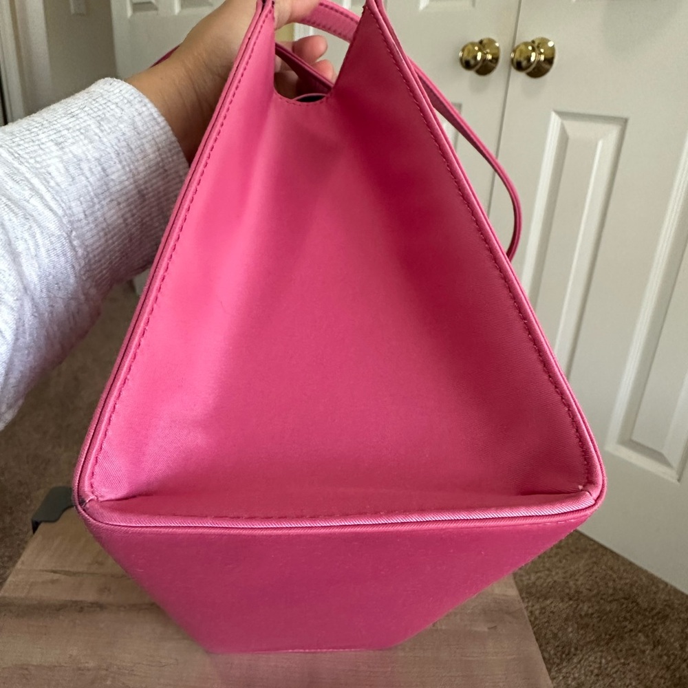 #69. Kate Spade Pink Sam Nylon Tote Bag, Excellent Condition - Picture 7 of 10